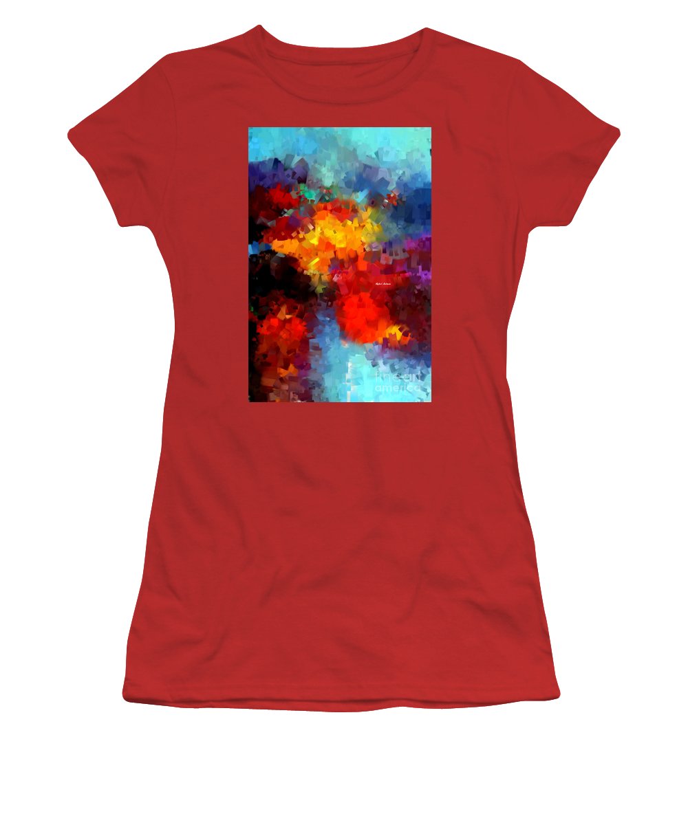 Abstract 034 - Women's T-Shirt (Athletic Fit)