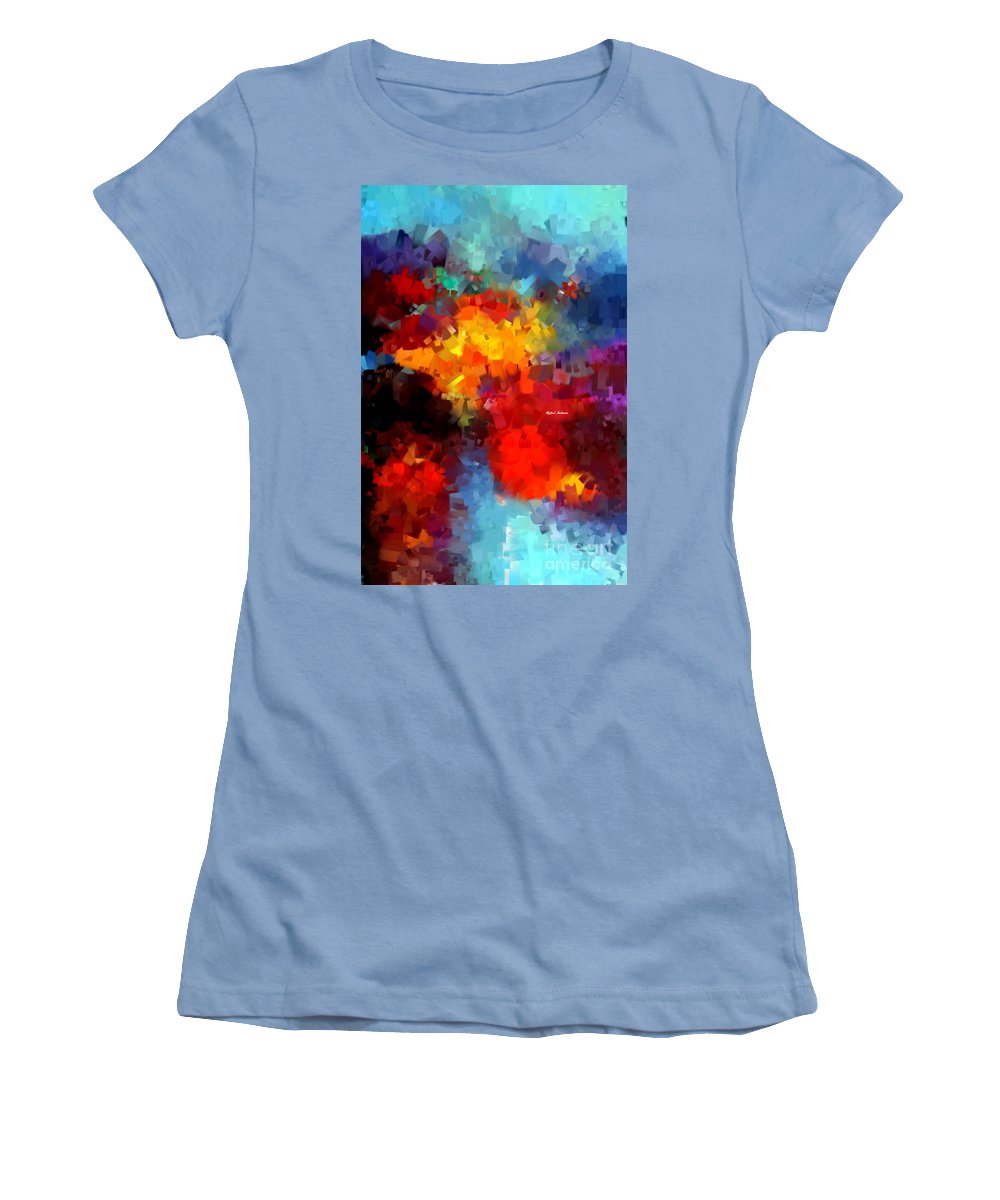 Abstract 034 - Women's T-Shirt (Athletic Fit)