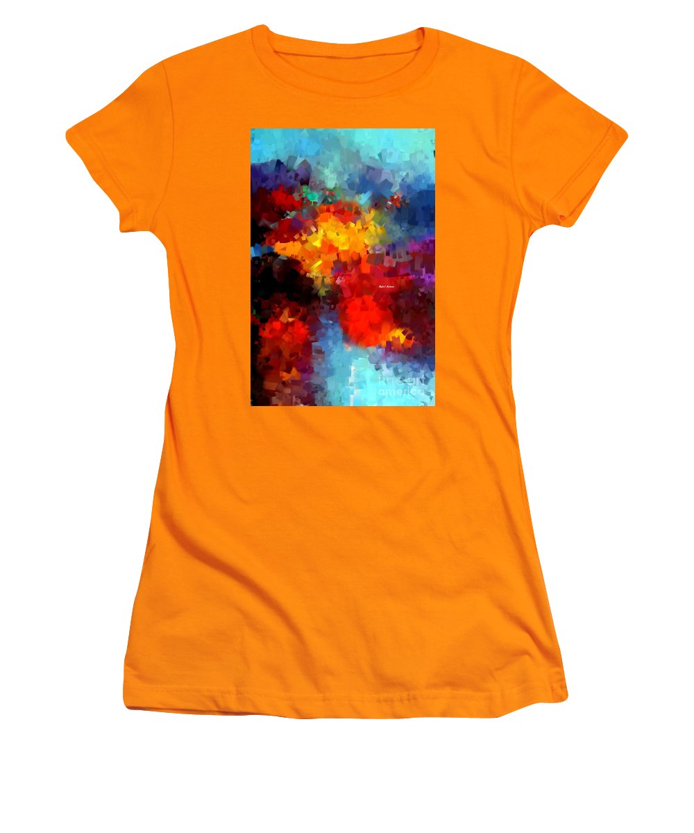 Abstract 034 - Women's T-Shirt (Athletic Fit)