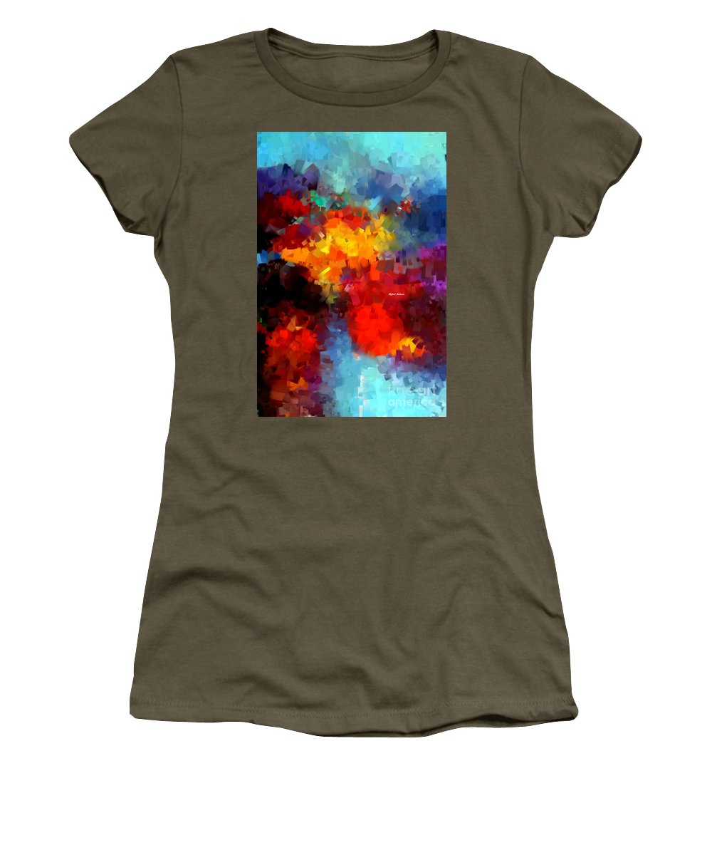 Abstract 034 - Women's T-Shirt (Athletic Fit)