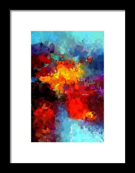 Abstract 034 - Framed Print