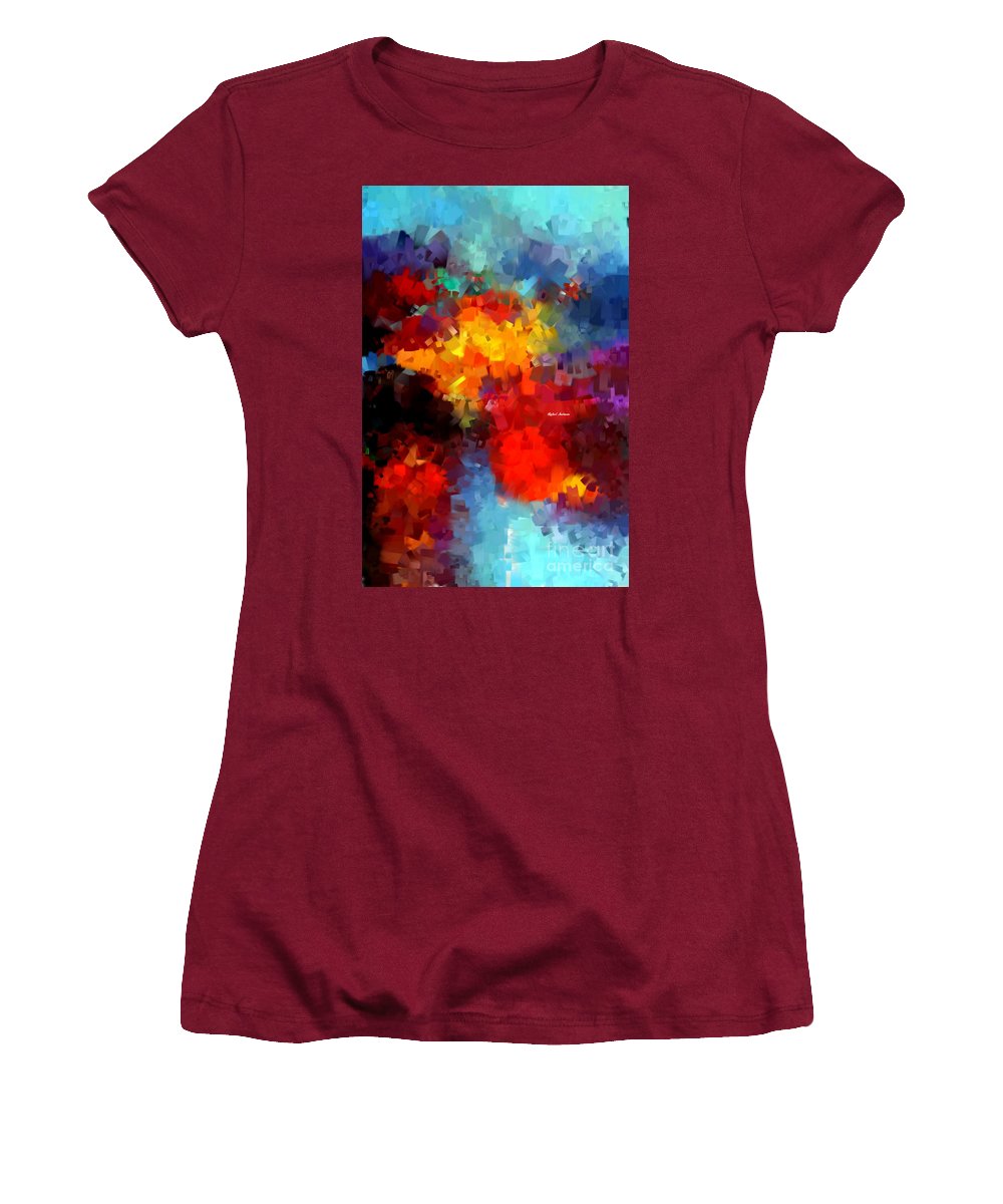 Abstract 034 - Women's T-Shirt (Athletic Fit)