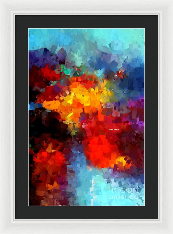 Abstract 034 - Framed Print