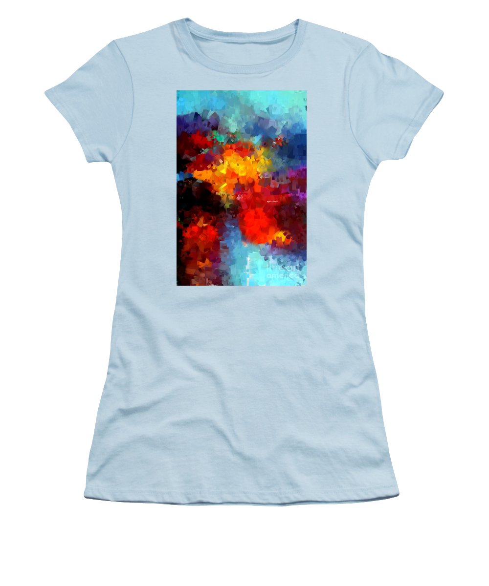 Abstract 034 - Women's T-Shirt (Athletic Fit)