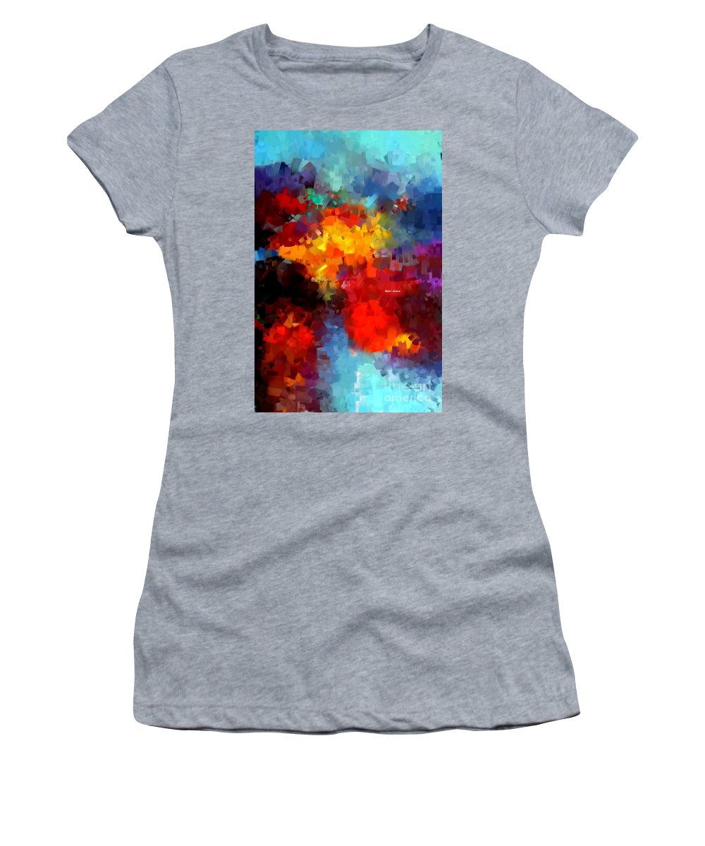 Abstract 034 - Women's T-Shirt (Athletic Fit)