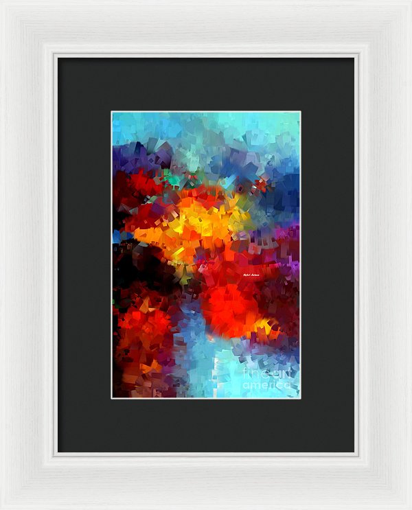 Abstract 034 - Framed Print