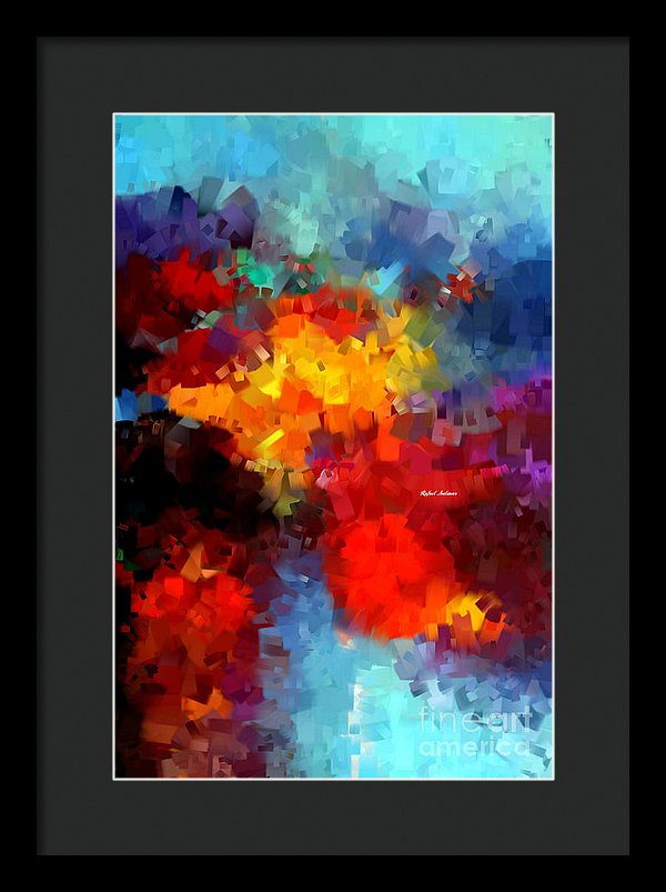 Abstract 034 - Framed Print