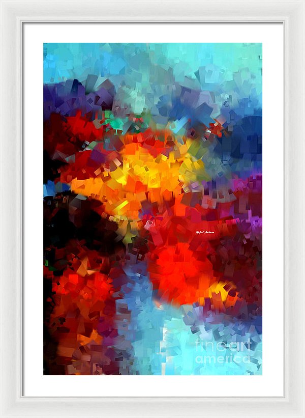 Abstract 034 - Framed Print