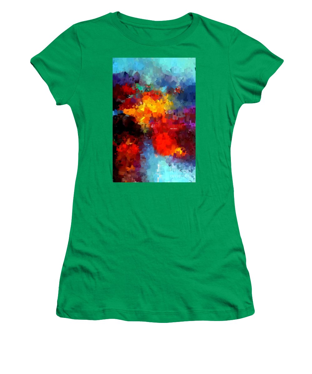 Abstract 034 - Women's T-Shirt (Athletic Fit)