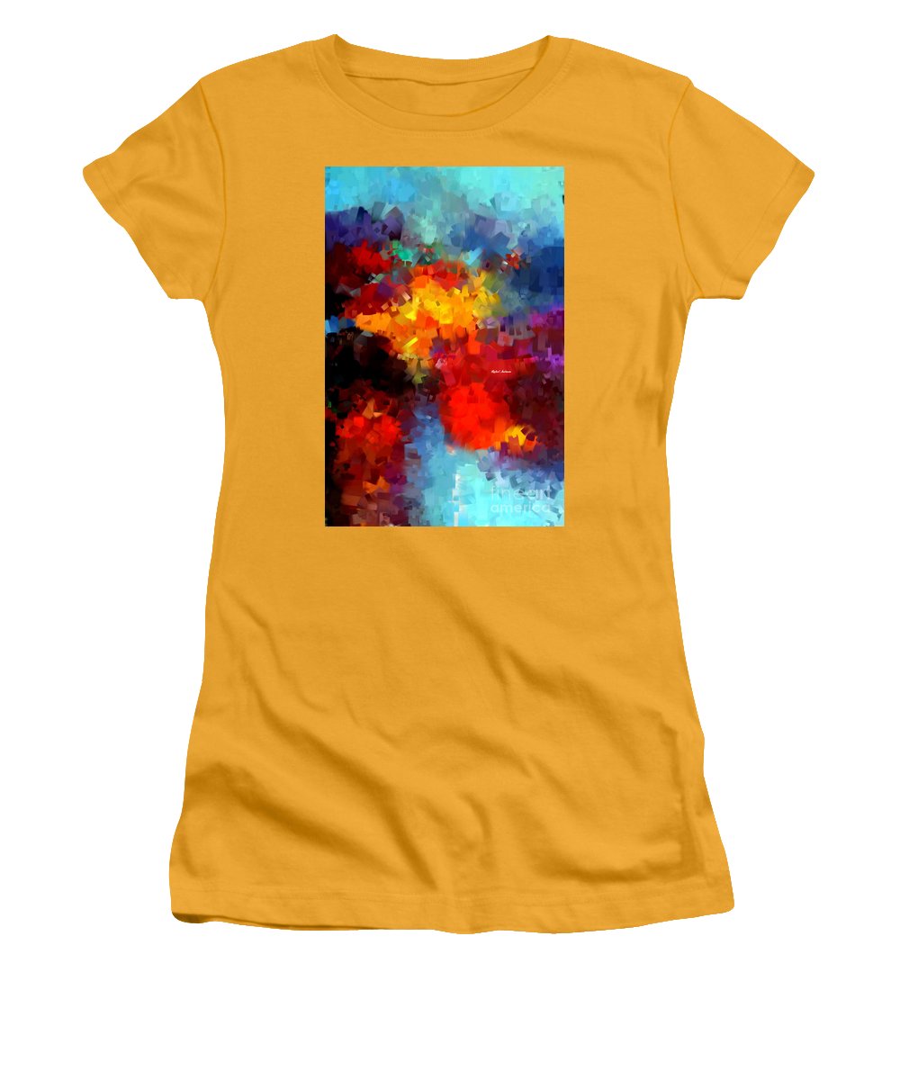 Abstract 034 - Women's T-Shirt (Athletic Fit)