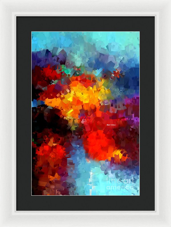 Abstract 034 - Framed Print