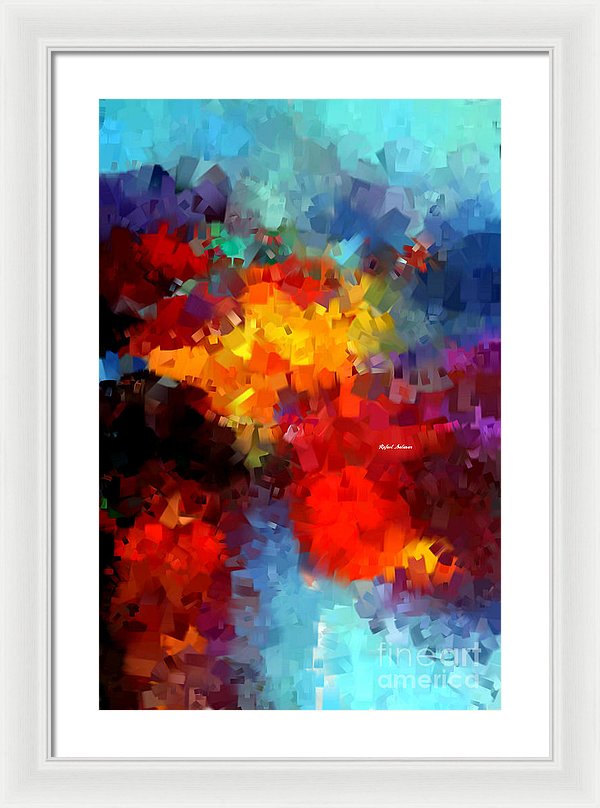 Abstract 034 - Framed Print