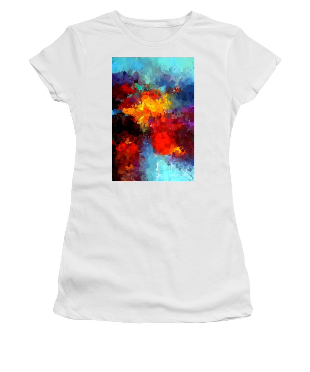 Abstract 034 - Women's T-Shirt (Athletic Fit)