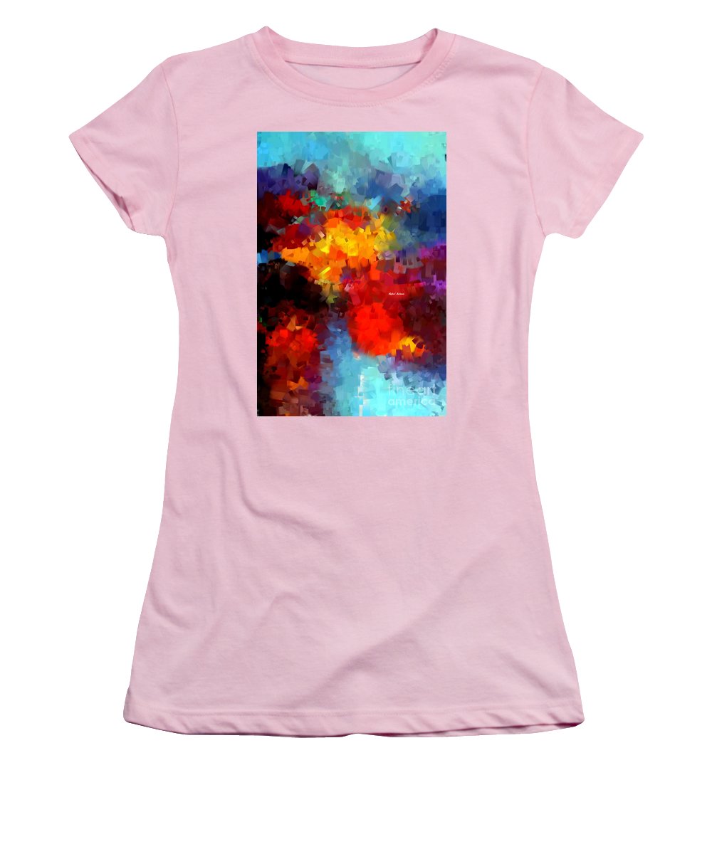 Abstract 034 - Women's T-Shirt (Athletic Fit)