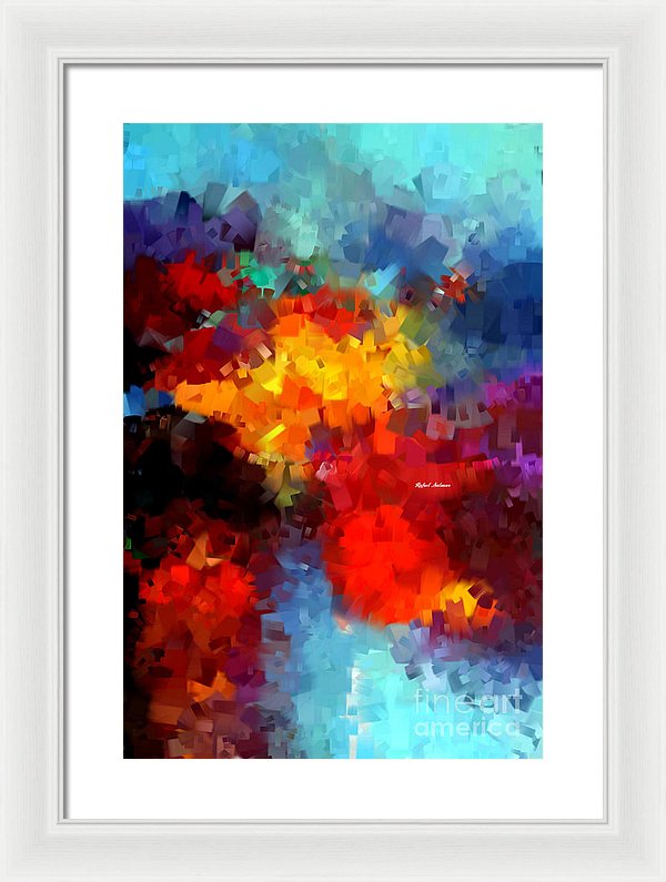 Abstract 034 - Framed Print