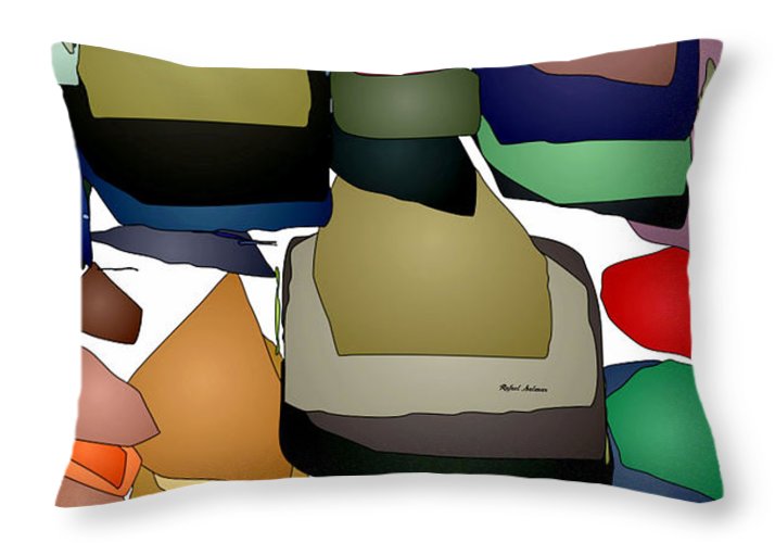 Abstract 0688 - Throw Pillow