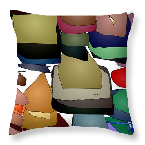 Abstract 0688 - Throw Pillow