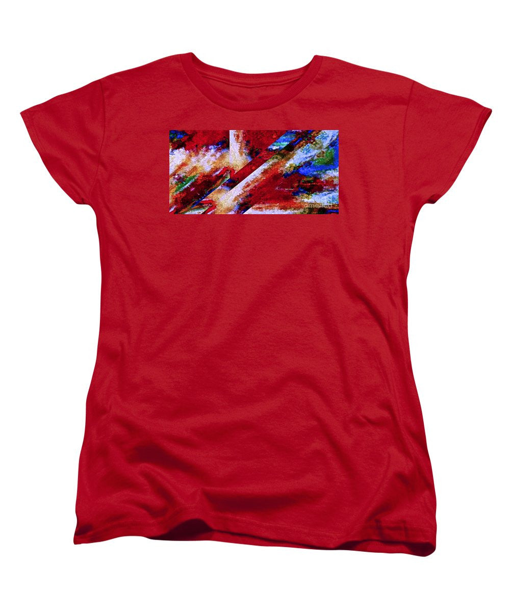 T-shirt femme (coupe standard) - Abstrait 0713