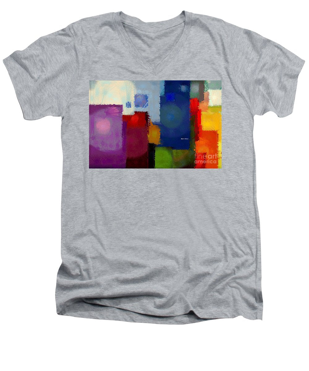 Abstract 1902 - Men's V-Neck T-Shirt