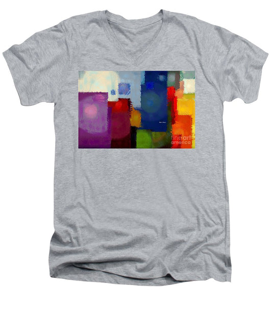 Abstract 1902 - Men's V-Neck T-Shirt