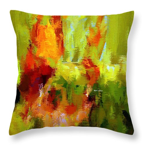 Abstract 1909 L - Throw Pillow