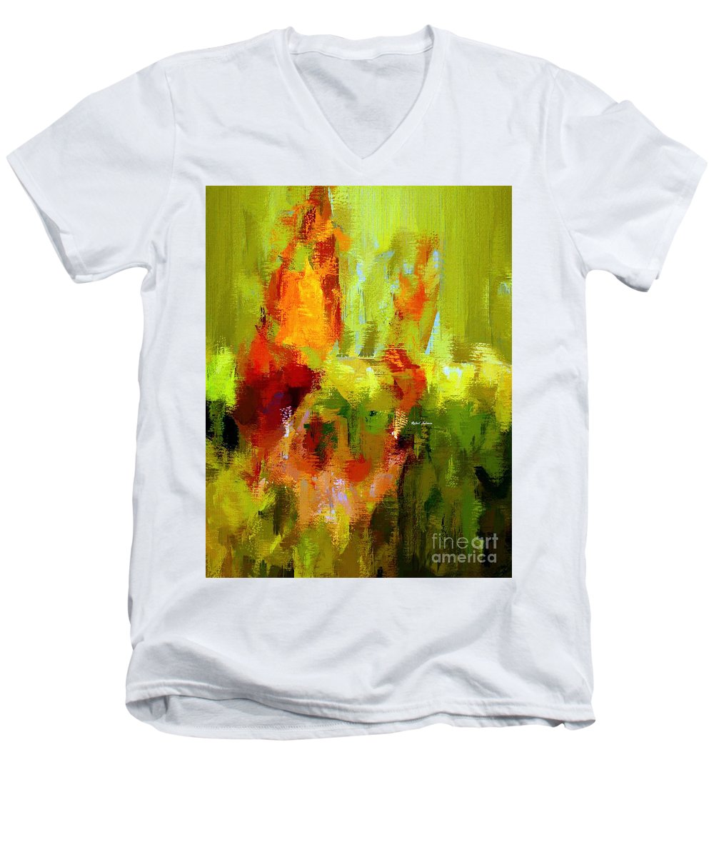 Abstract 1909 L - Men's V-Neck T-Shirt