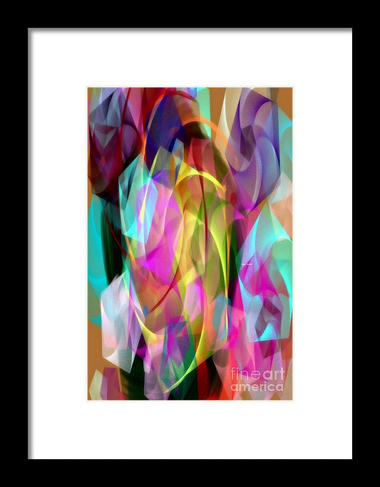 Abstract 3366 - Framed Print