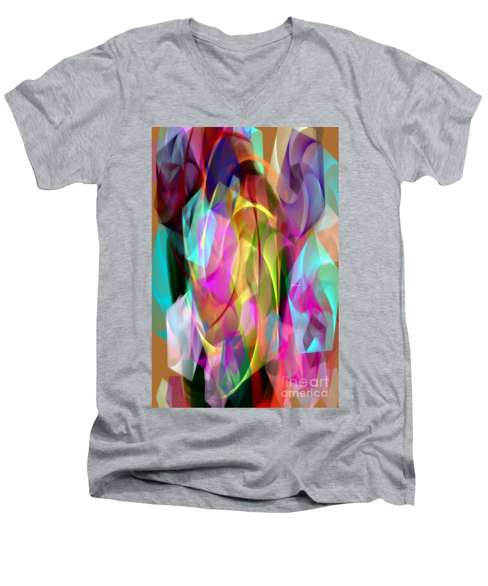 Abstract 3366 - Men's V-Neck T-Shirt