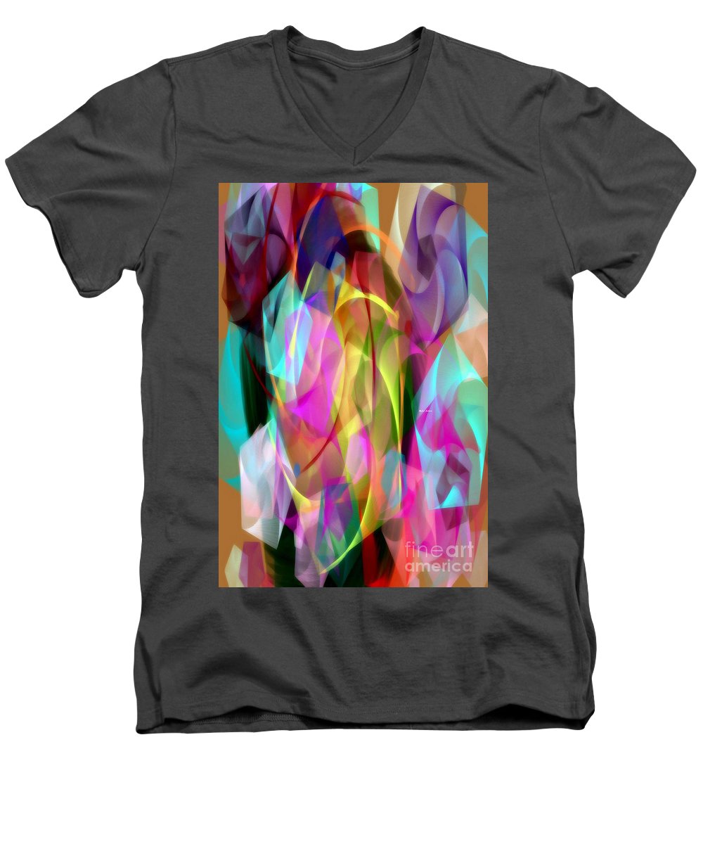 Abstract 3366 - Men's V-Neck T-Shirt