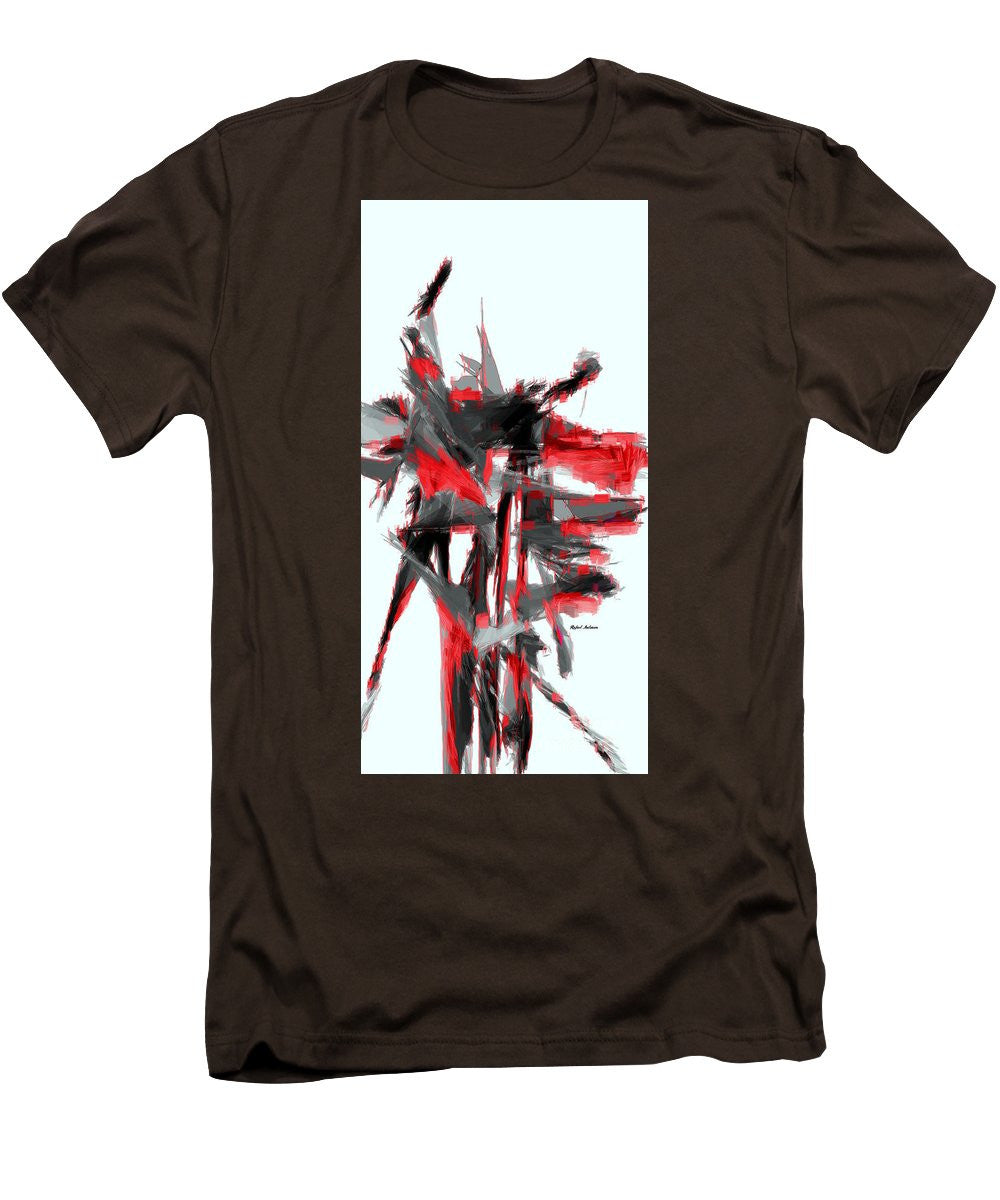 T-shirt pour homme (coupe ajustée) - Abstract 350