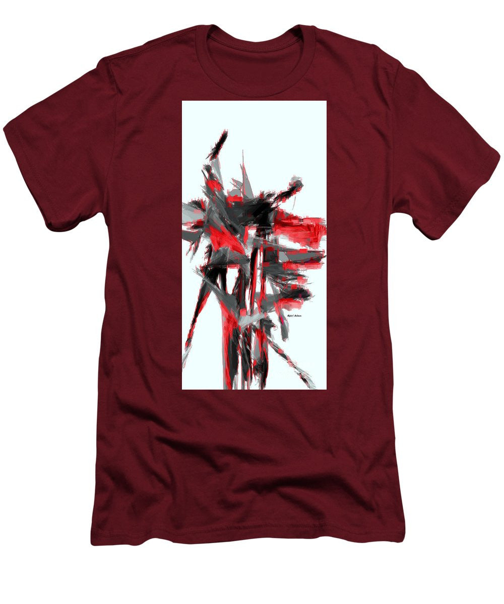 T-shirt pour homme (coupe ajustée) - Abstract 350