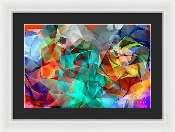 Abstract 3540 - Framed Print