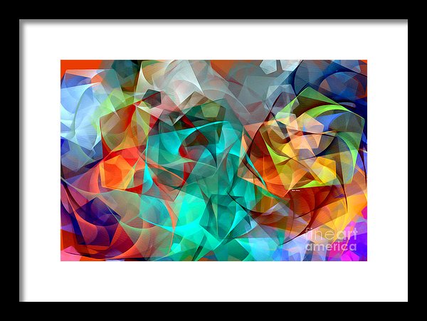 Abstract 3540 - Framed Print