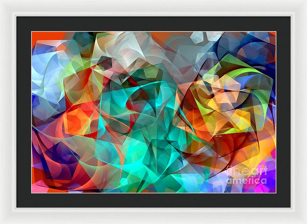 Abstract 3540 - Framed Print