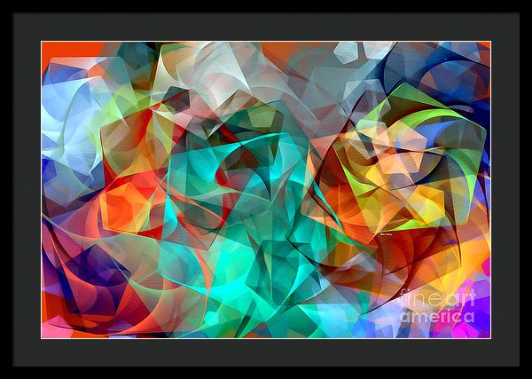 Abstract 3540 - Framed Print