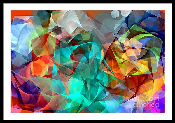 Abstract 3540 - Framed Print