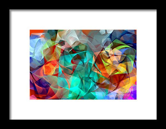 Abstract 3540 - Framed Print