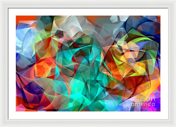 Abstract 3540 - Framed Print