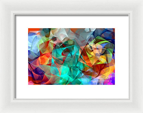 Abstract 3540 - Framed Print