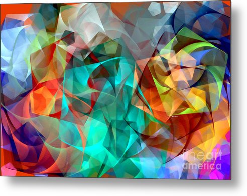 Abstract 3540 - Metal Print