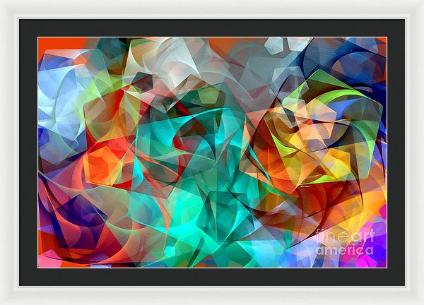 Abstract 3540 - Framed Print