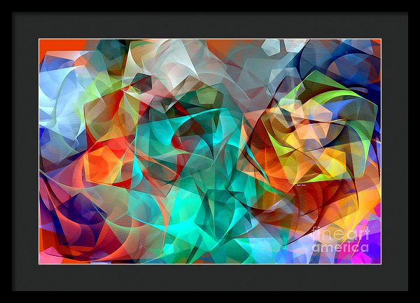 Abstract 3540 - Framed Print