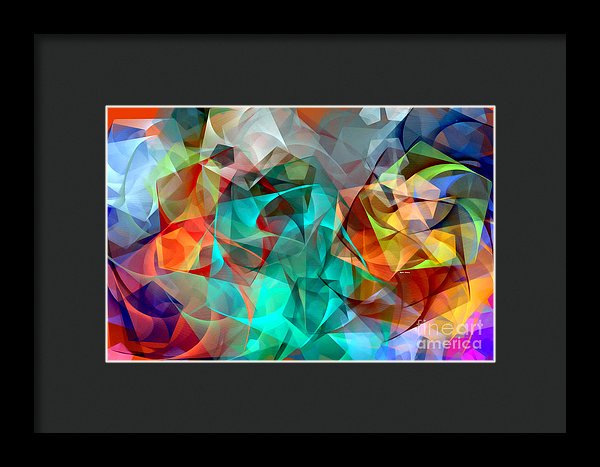 Abstract 3540 - Framed Print