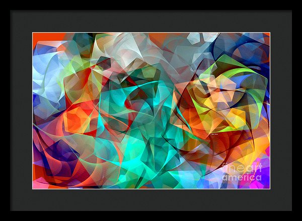 Abstract 3540 - Framed Print