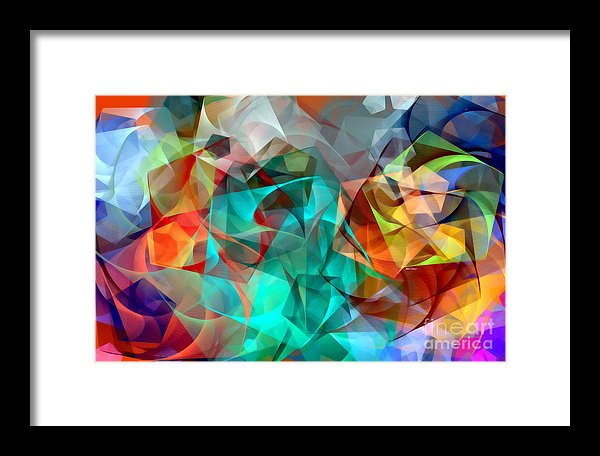 Abstract 3540 - Framed Print