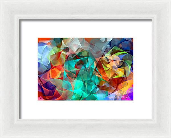 Abstract 3540 - Framed Print