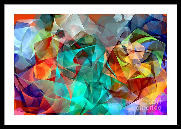 Abstract 3540 - Framed Print