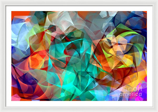 Abstract 3540 - Framed Print