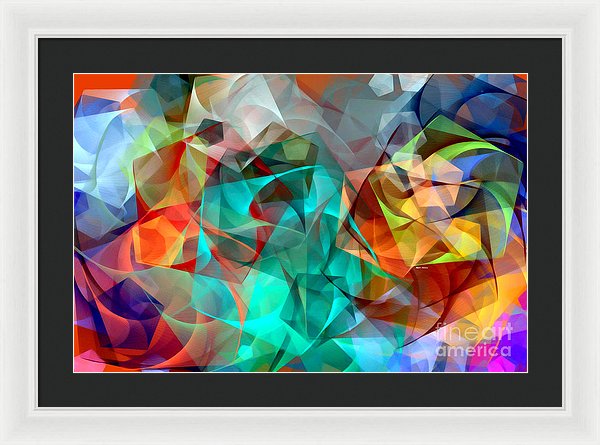 Abstract 3540 - Framed Print