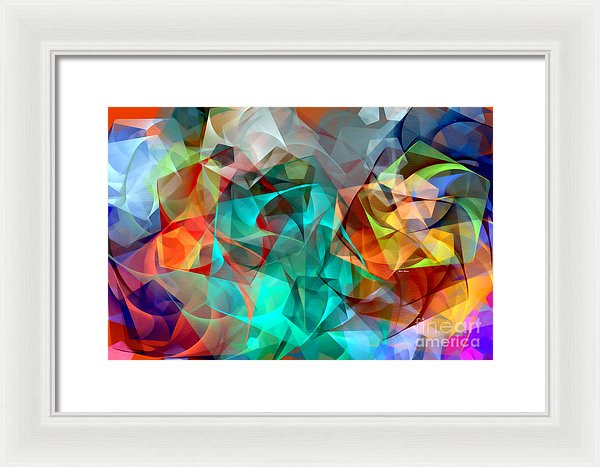 Abstract 3540 - Framed Print